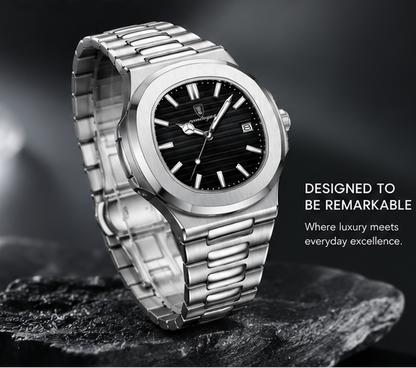 Luxury Stainless Steel Watch