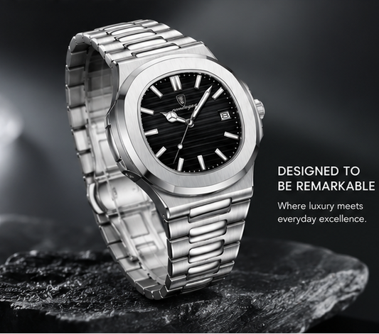 Luxury Stainless Steel Watch